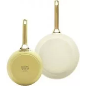 Praepannide komplekt GreenPan Padova Reserve — alumiinium, kollane, Ø20 cm ja Ø26 cm (2 tk)