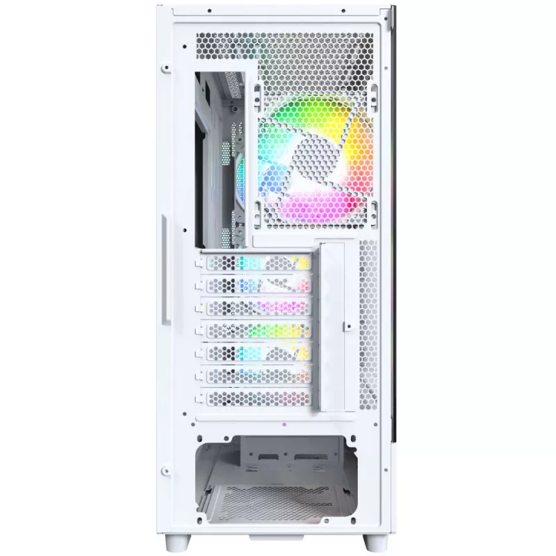 PC Case Montech X5 Midi Tower Valge ATX 3x140mm Fans