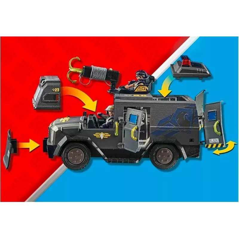Märuli/seiklusmängukomplekt Playmobil City Action 71144 Mitmevärviline 5-10 aastat