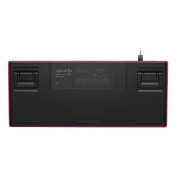 Mänguklaviatuur Logitech G 920-013249 USB AZERTY Prantsuse Roosa Tenkeyless