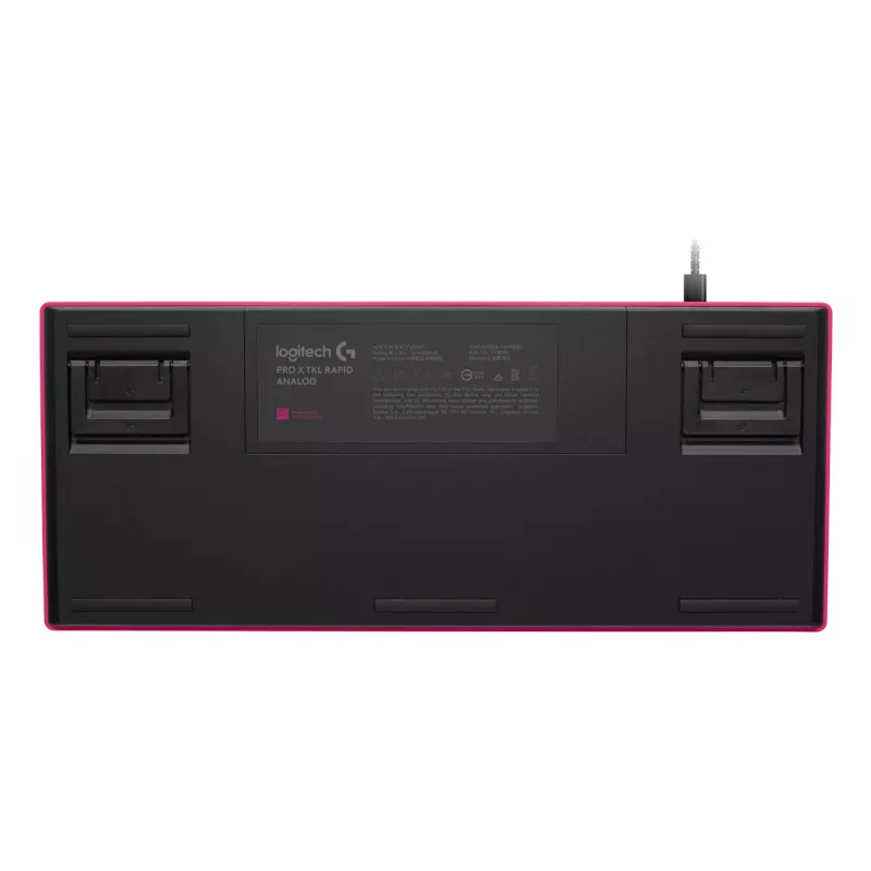 Mänguklaviatuur Logitech G 920-013249 USB AZERTY Prantsuse Roosa Tenkeyless