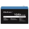 Laetav LiFePO4 aku QOLTEC 10Ah 12.8V 128Wh sisseehitatud BMS-iga