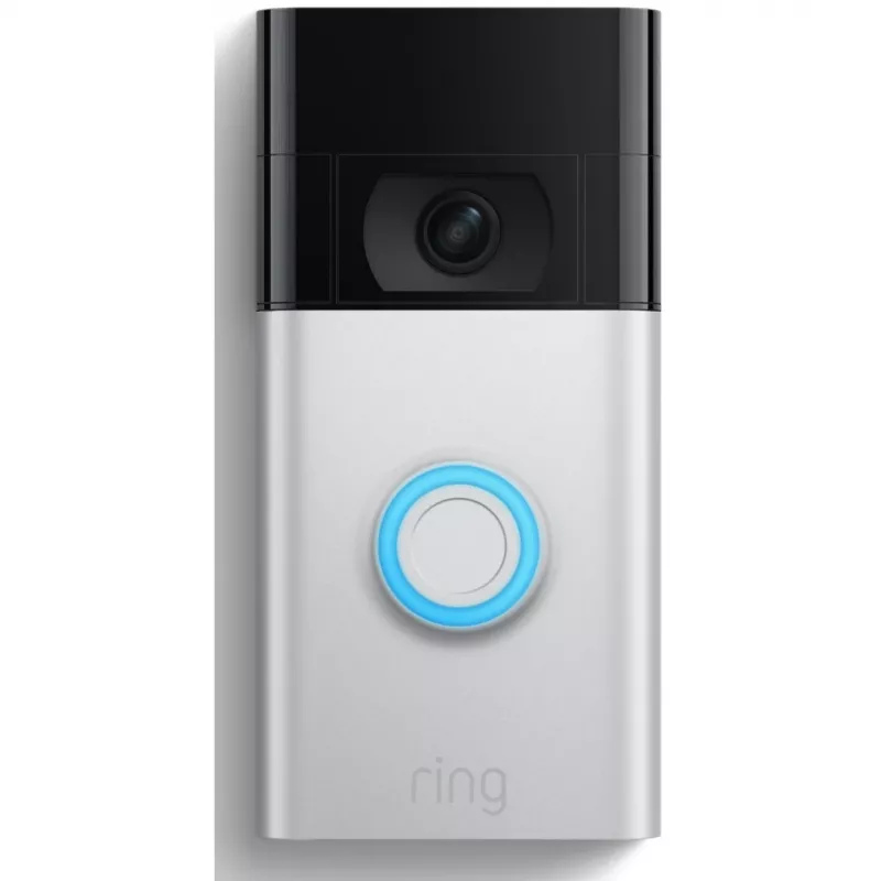 Ring Video Doorbell, nikkel, satiinteras, Kodu, kahesuunaline, 1920 x 1080 pikslit
