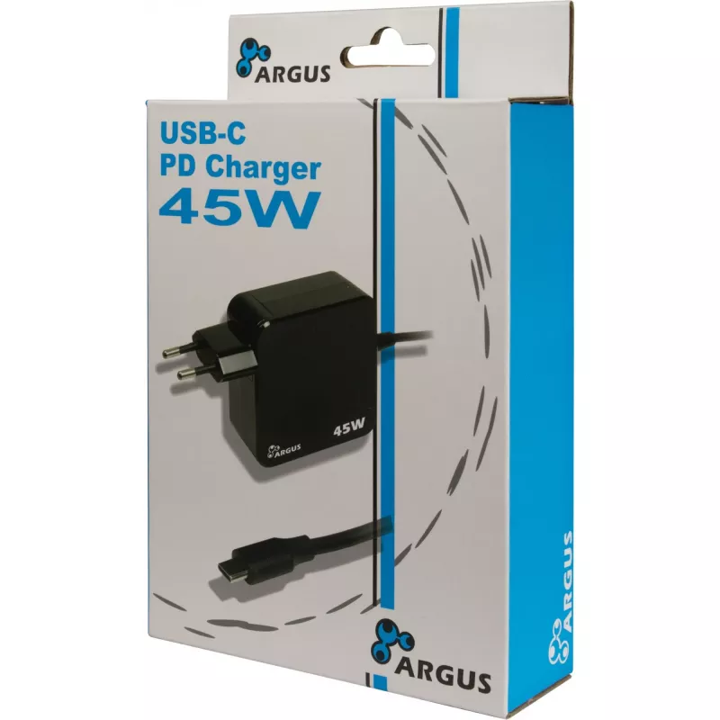 Laadija Inter-Tech PD-2045 Universaalne Must AC siseruumidesse 20V USB-C