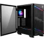 MSI MPG VELOX 100P AIRFLOW Mid Tower mänguri arvutikorpus 'Must, 3x 120mm ventilaator + 1x 120mm ARGB ventilaator, ARGB valgusriba, USB USB-C, 1x karastatud klaas, Center, E-ATX, ATX, mATX, mini-ITX'