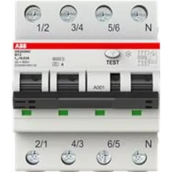 ABB RCBO lüliti DS203NCA-B32/03P+N DS203NC B32 A30 - kompaktne kaitselüliti (2CSR256140R1325)