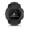 Nutikell GARMIN Instinct — 45 mm, 3,05 cm (1,2-tolline) AMOLED 390×390 puuteekraan, 4 GB, GPS, silikoonrihm must, 53 g