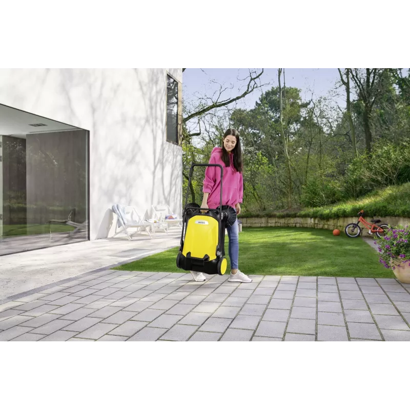 Sweeper Kärcher S 4 Twin 2-in-1 Must Kollane