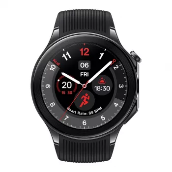 OnePlus Watch 2 - 46 mm - nutikell rihmaga - Fluoroelastomeer - Randme suurus: 140-210 mm - Ekraan 3,63 cm (1,43)