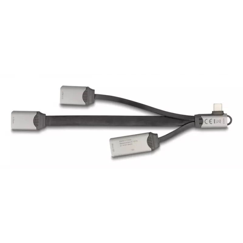 DeLOCK 64303 USB 3.2 Gen 1 USB-C Hub 5000 Mbit/s Hall