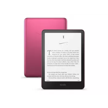 E-luger Amazon Kindle Paperwhite Signature Edition 2024 — 7-tolline ekraan, 32 GB, IPX8 veekindel, USB-C, vaarikas