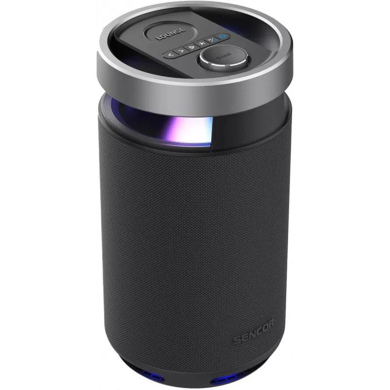 Kaasaskantav Bluetooth-kõlar SENCOR Resonex Lounge 130 W, IPX7 veekindlus, TWS, LED-valgustus