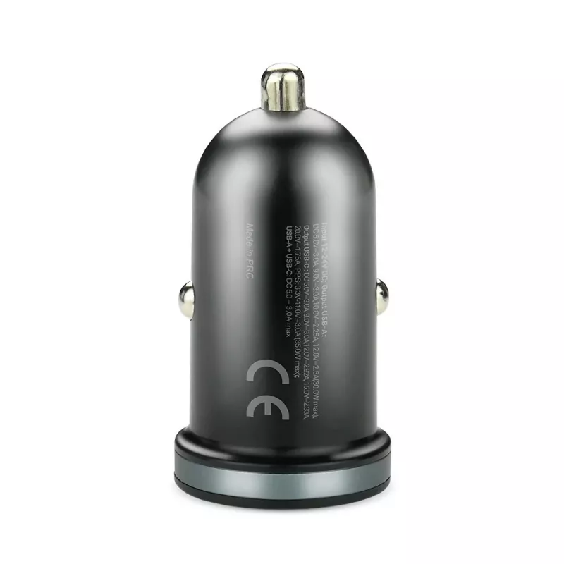 Autolaadija everActive CC-30Q QC3.0 35W — 1x USB-A, 1x USB-C, kiirlaadimine