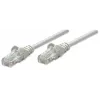 Intellinet võrgupatch-kaabel, Cat6, 1 m, hall, CCA, U/UTP, PVC, RJ45, kullatud kontaktid, snagless, kaitseümbrisega, eluaegne garantii