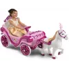 Huffy Electric Disney Princess vankri ja hobusega 6 V roosa