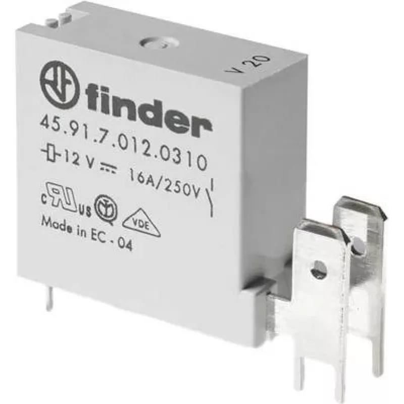 45.91.7.012.0311 Trükkplaadirelee 12 V/DC 16 A 1 normaalselt avatud kontakt 1 tk (459170120311)