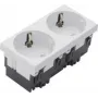 HAGER ESR2339010 Schuko pistikupesa 2-f Rastec 33G rw (ESR2339010)