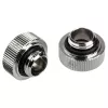 Adapter G1/4-tolline isane 16 mm kõvale torule BitsPower Touchaqua TA-FH16-GS, 2 tk, hõbedane