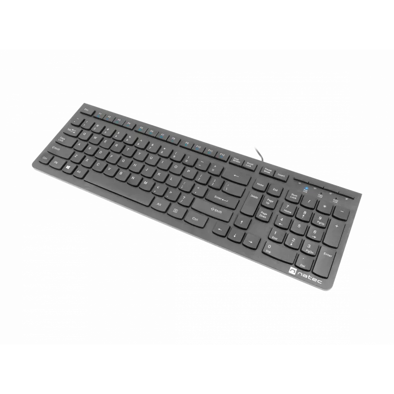 Natec Discus 2 - klaviatuur - QWERTY - USA - must