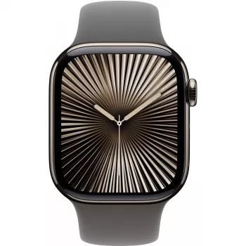 Apple Watch S10 Titaan Natural Cellular 42mm (Sport kaelapael kivihall) M/L