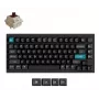 Mehaaniline 75% klaviatuur Keychron Q1 Ultra 8K — USB + RF traadita + Bluetooth, RGB, must