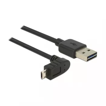 USB-kaabel DeLOCK 83857 USB 2.0 3 m USB A Micro-USB B Must