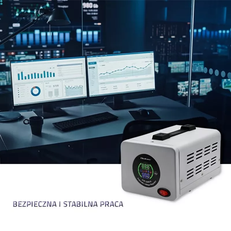 Qoltec 50724 Automaatne pingestabilisaator AVR 2000VA