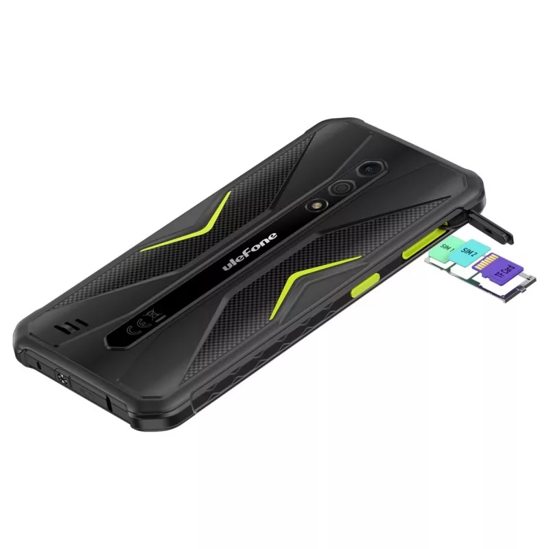 Ulefone Armor X12 Pro 4/64GB Must/Roheline ilma laadijata