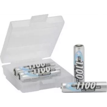 Ansmann Micro AAA korduvlaetav NiMH 4-pakend + karp 1100 mAh 1,2 V 1 komplekt 1311-0002 - Micro (AAA) - 1,10
