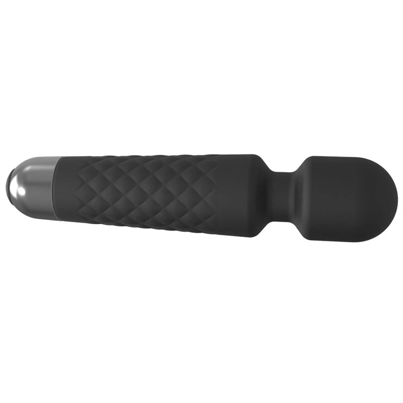 Kliitorimasseerija Erolab Wand-M Must — laetav, veekindel