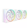 Korpuse ventilaator MODECOM VOLCANO LOOP 120 ARGB Valge — 120 mm, ARGB-valgustus, PWM-tugi, 400–1400 p/min