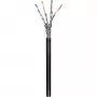 Wentronic goobay - Bulk Cable - 100,0m - SFTP, PiMF - CAT 6 - Stranded - Must (57195)
