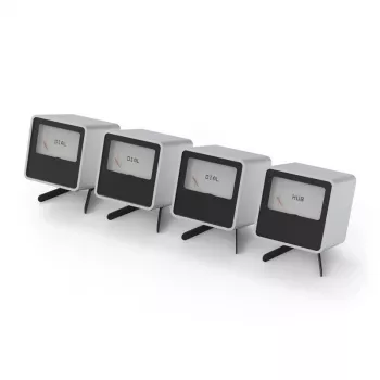 Dial Controller Streacom VU1-Dial Silver USB USB-C — pöördkontroller süsteemiventiilaatorite, RGB ja heli juhtimiseks