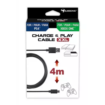 USB-kaabel Subsonic SA5355 4m USB 2.0 A - Micro-USB A Must