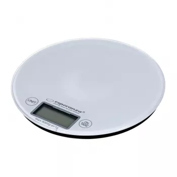 Elektrooniline köögikaal ESPERANZA EKS003W, 5 kg, 1 g täpsus, karastatud klaas, puutjuhtimine