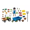 Playmobil Combine harvester koos haagisega - Roleplay ja kujutlusvõime arendamine lastele vanuses 6-9 - Fat Brain Toys