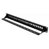 Patchpanel Extralink 24-port U/UTP (UTP) modulaarne, 1U, must, 482.6 mm laius