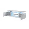 RTV-kapp EVA 180x40x56 valge/valge läikiv