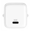USB C 35W 3A Power Delivery 3.0 QC 3.0 seinadapter valge