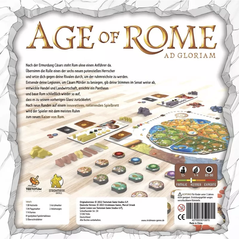 Age of Rome, lauamäng