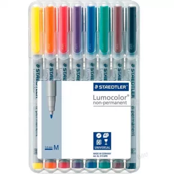 Marker Staedtler 315 WP8 Must Sinine Pruun Roheline Oranž Punane Violetne Kollane