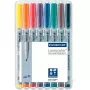 Marker Staedtler 315 WP8 Must Sinine Pruun Roheline Oranž Punane Violetne Kollane