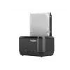 HDD dokkimisjaam 2,5/3,5 USB 3.0 Natec Kangaroo Dual, kloonimisfunktsioon, toiteadapter