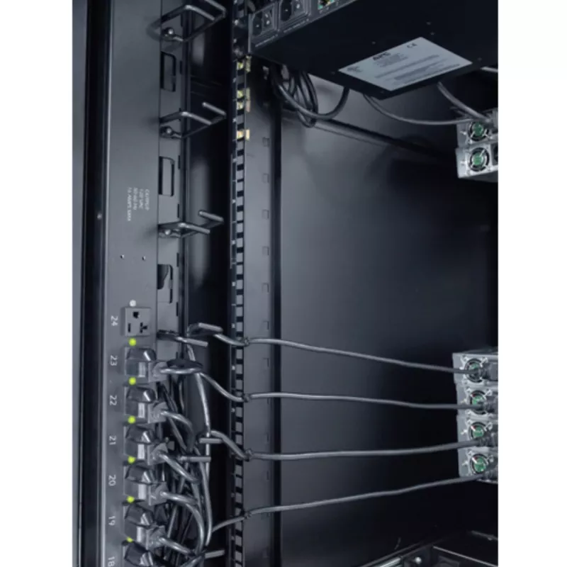 APC NetShelter kaabel Management, vertikaalne kaabeldushaldur, kaablirõngad, komplekt 8 tk, must, 55 mm x 766 mm x 85 mm