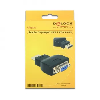 DELOCK 65567 kaabel, DisplayPort VGA-le, must