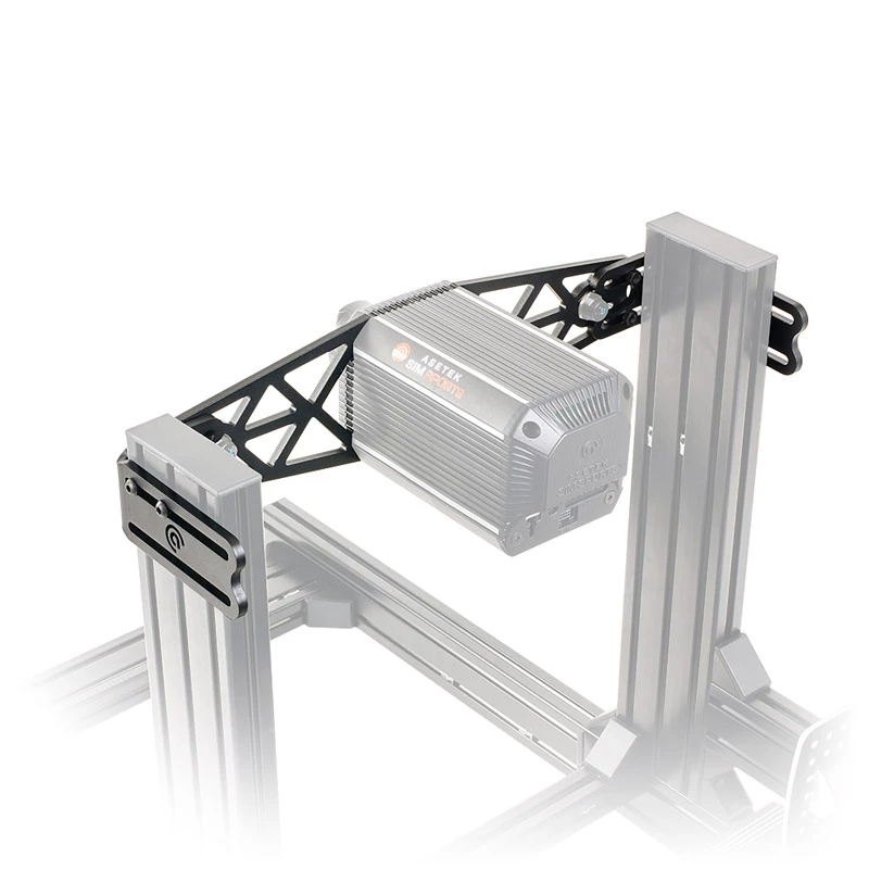Kinnitusklamber Asetek SimSports Steel Must 135x535x168mm