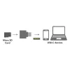 USB-C microSD-kaardilugeja võtmehoidjana
