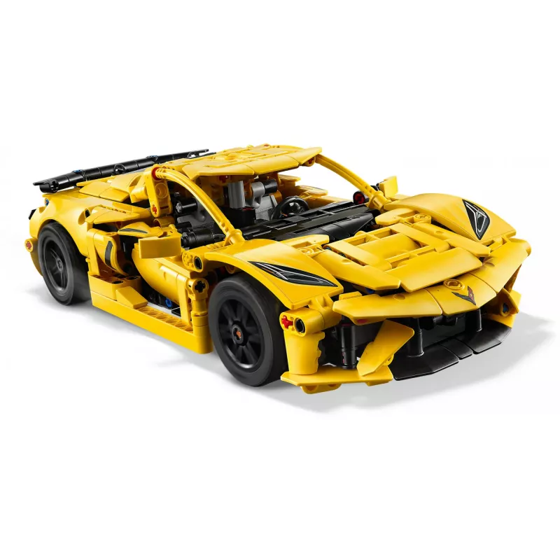 LEGO Technic Corvette Stingray 42205 2-in-1 kabriolett ja kupee mudel, 732 tükki, 80×270×140 mm