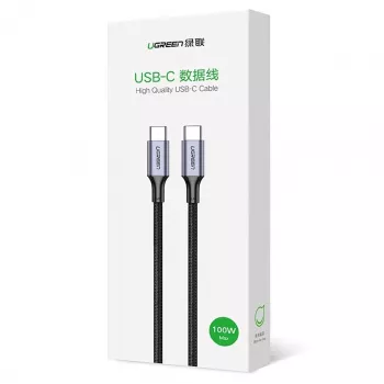 USB-C–USB-C kaabel UGREEN 90120B — 3 m, 5 A, PD, 20 V, 480 Mbit/s, must