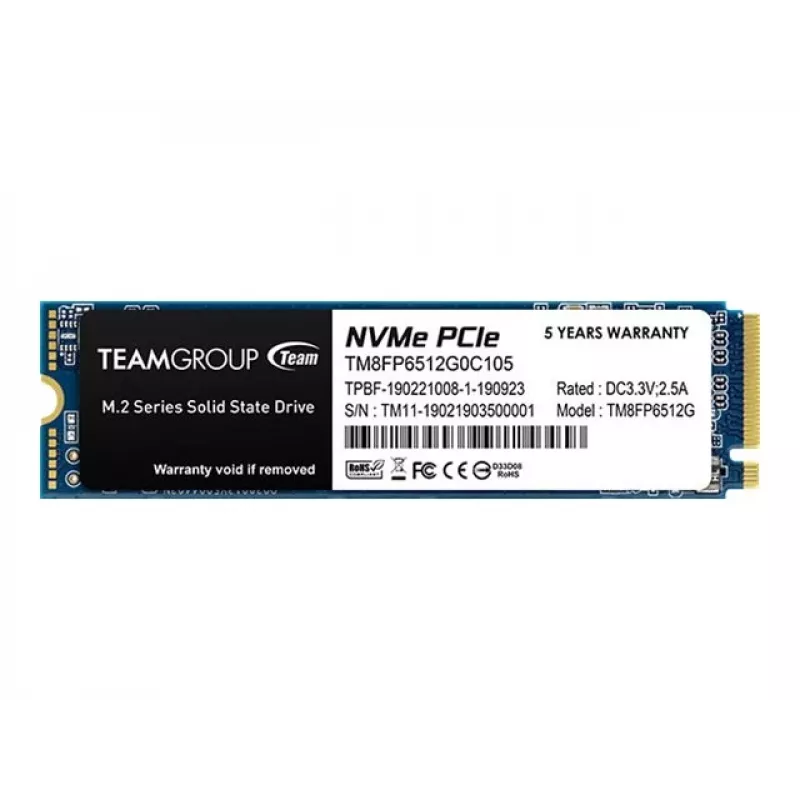 SSD-ketas Team Group 512 GB M.2 PCI Express 3.0 NVMe MP33